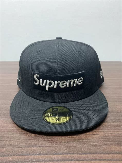 supreme 1m metallic box logo|Supreme $1M Metallic Box Logo New Era 'Black' .